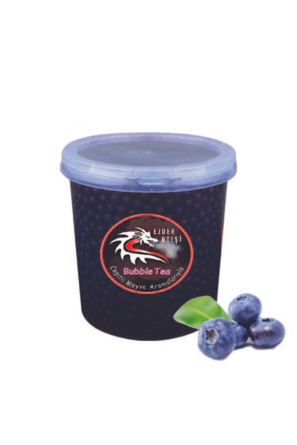 Karadut Aromalı Bubble Tea İncileri 1000 gr Popping Boba -Bbble Tea Tapyoka Incileri-boba