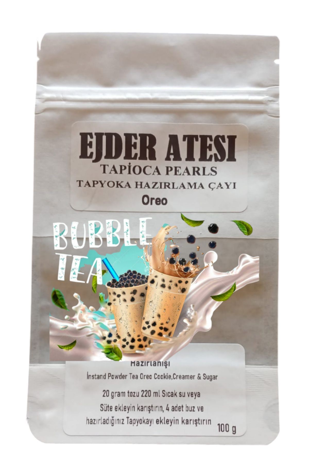 Oreo Aromalı Tapyoka Incileri Hazırlama Tozu