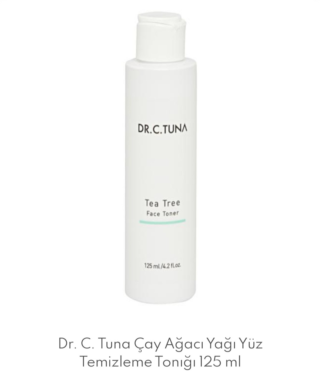 Dr. C. Tuna Çay Ağacı Yağı Yüz Temizleme Tonığı 125 ml