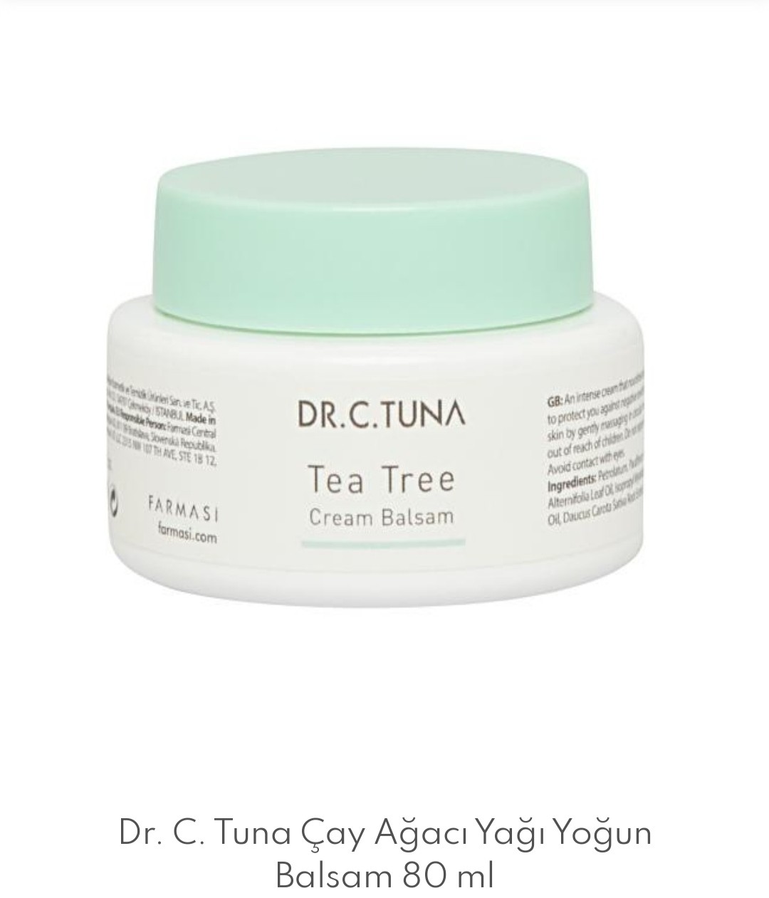 Dr. C. Tuna Çay Ağacı Yağı Yoğun Balsam 80 ml