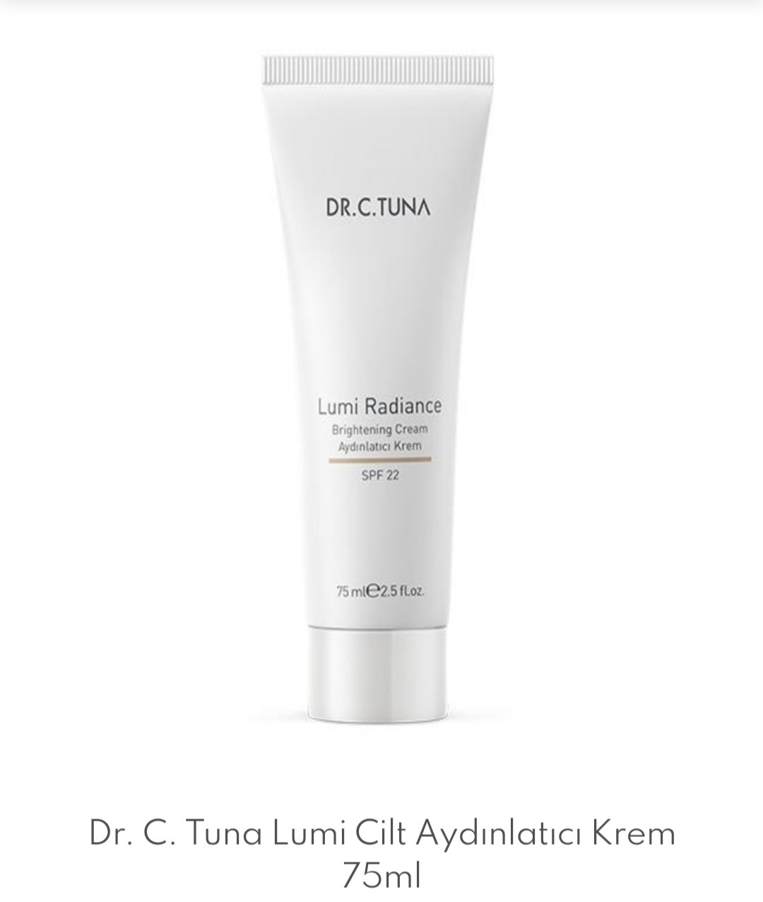 Dr. C. Tuna Lumi Cilt Aydınlatıcı Krem 75ml