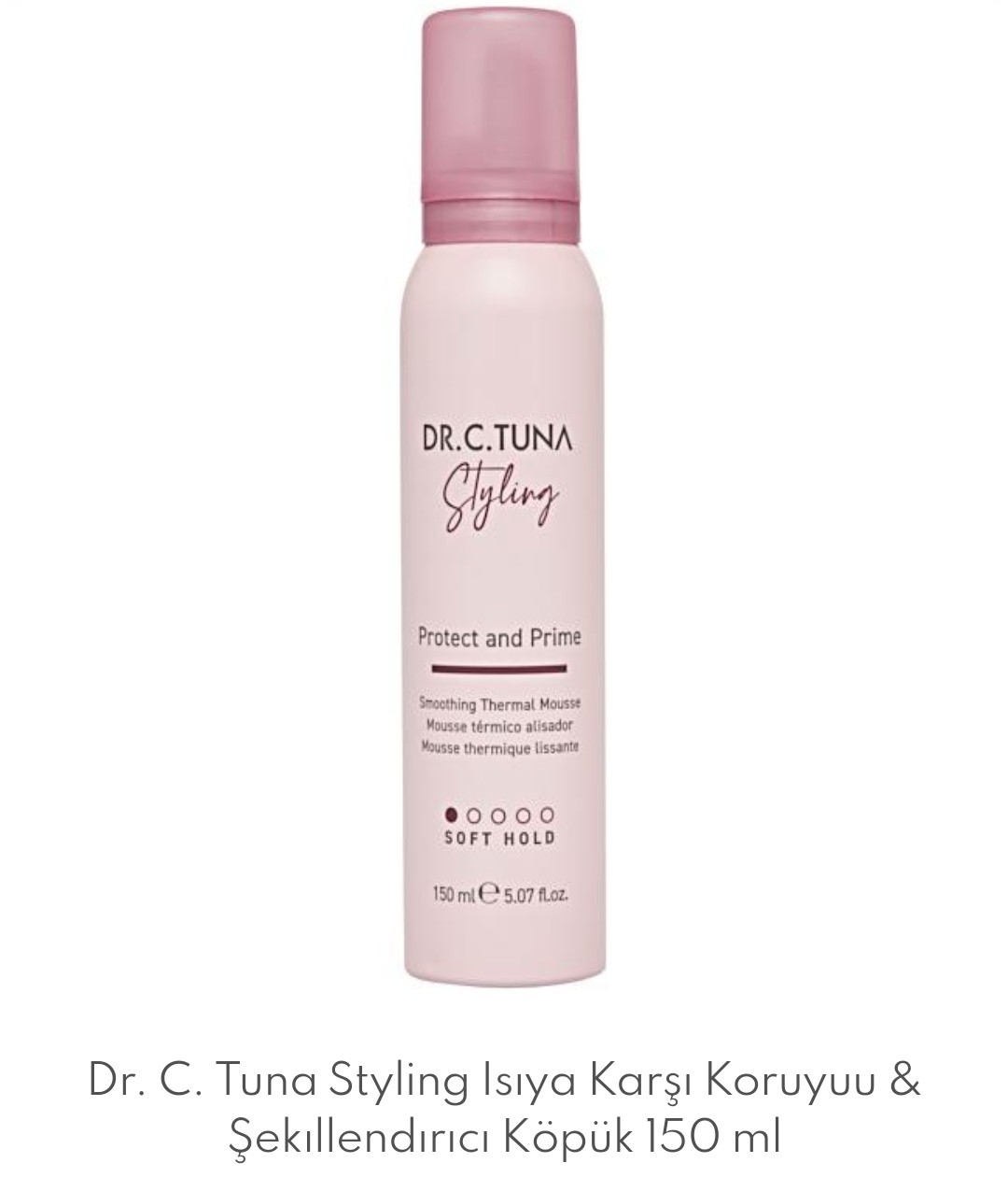 Dr. C. Tuna Styling Isıya Karşı Koruyuu & Şekıllendırıcı Köpük 150 ml