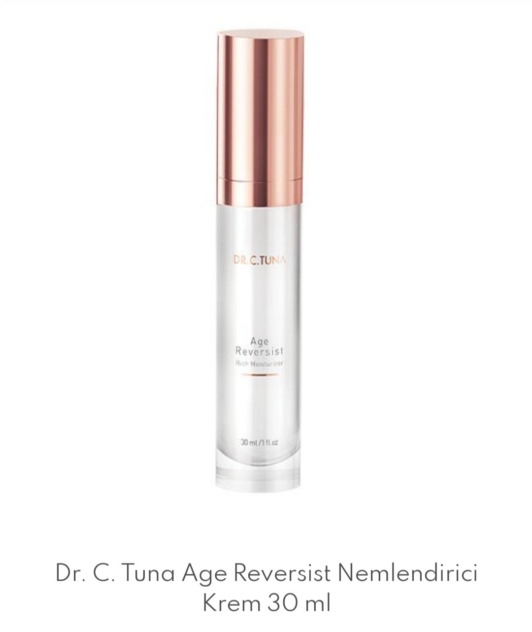 Dr. C. Tuna Age Reversist Nemlendirici Krem 30 ml