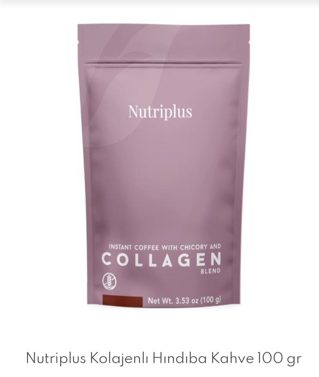 Nutriplus Kolajenlı Hındıba Kahve 100 gr