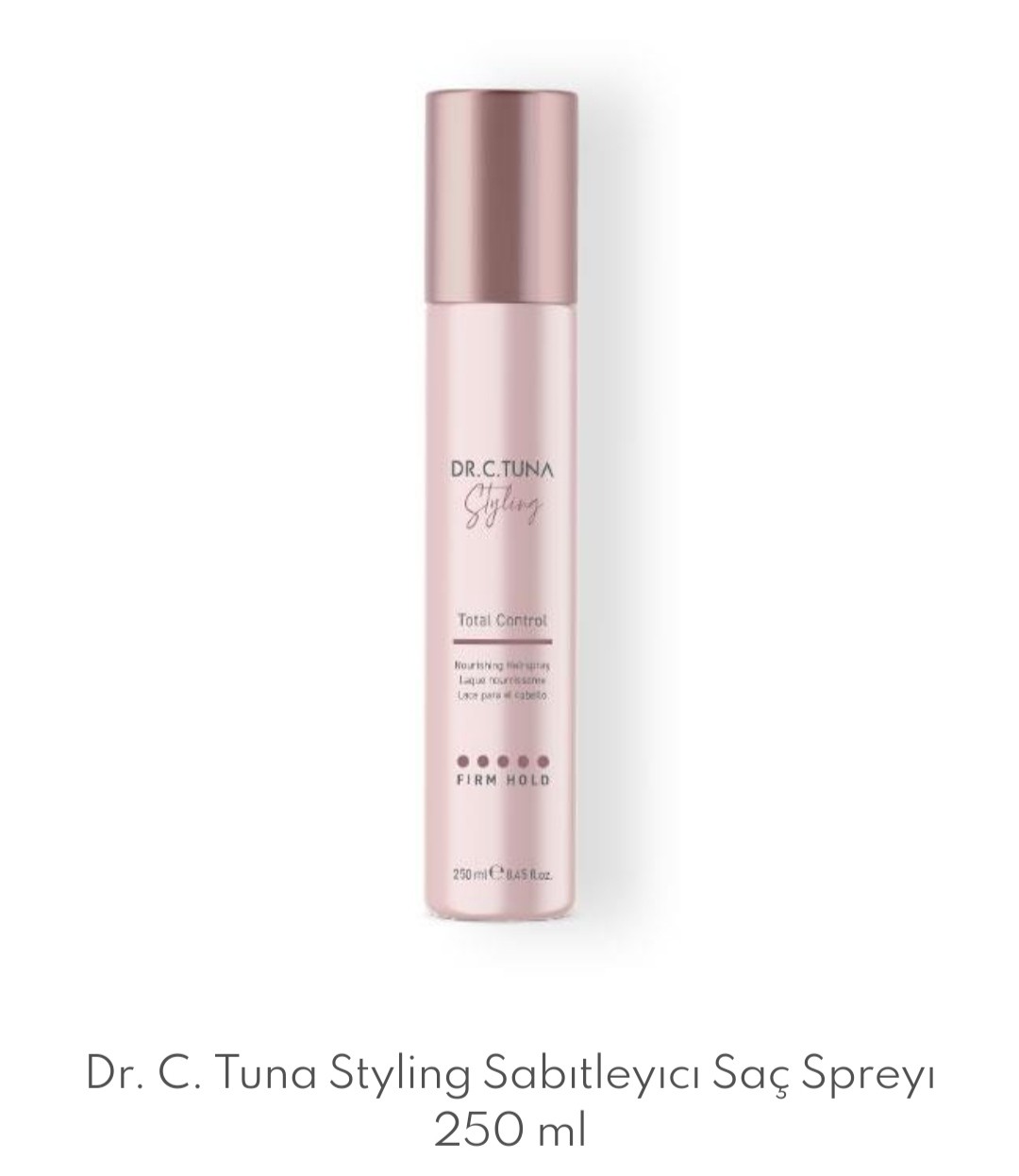 Dr. C. Tuna Styling Sabıtleyıcı Saç Spreyı 250 ml