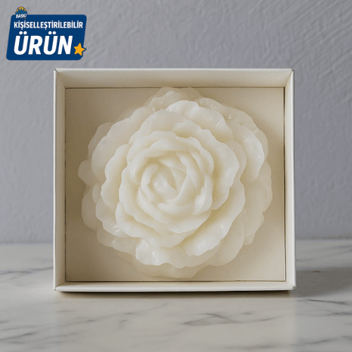 ÖZEL ETİKETLİ NİŞAN HEDİYELİĞİ - MUM