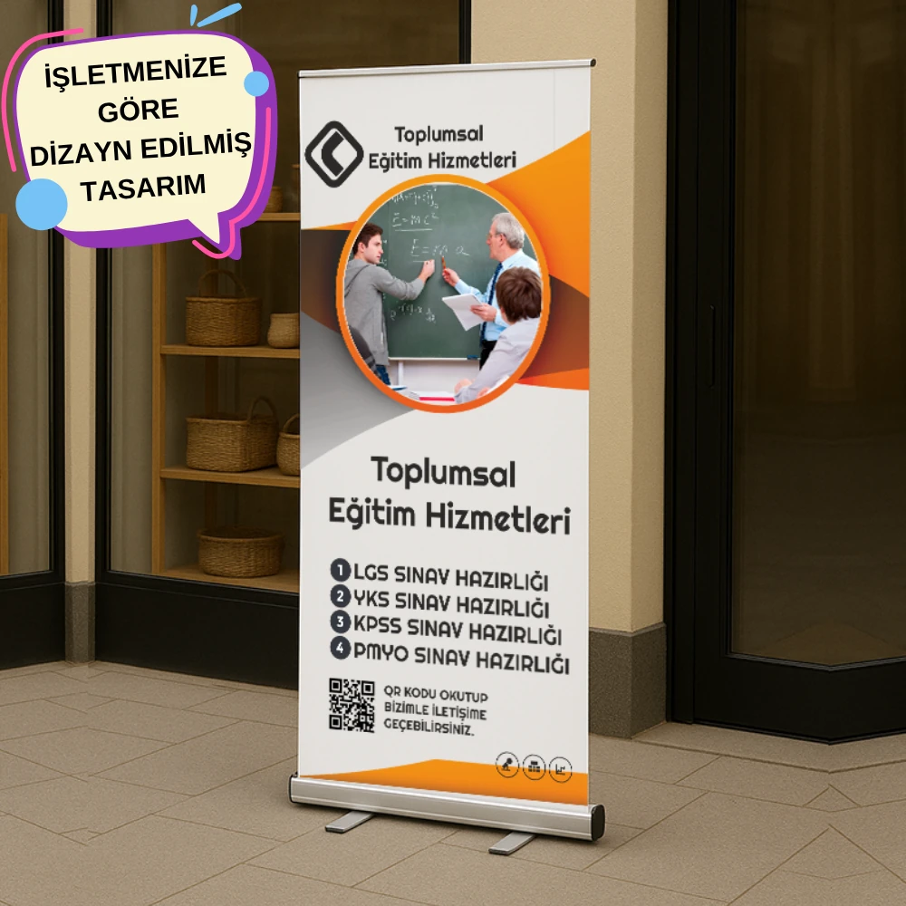 Özel Tasarım Mekanizmalı Katlanabilir Afiş 