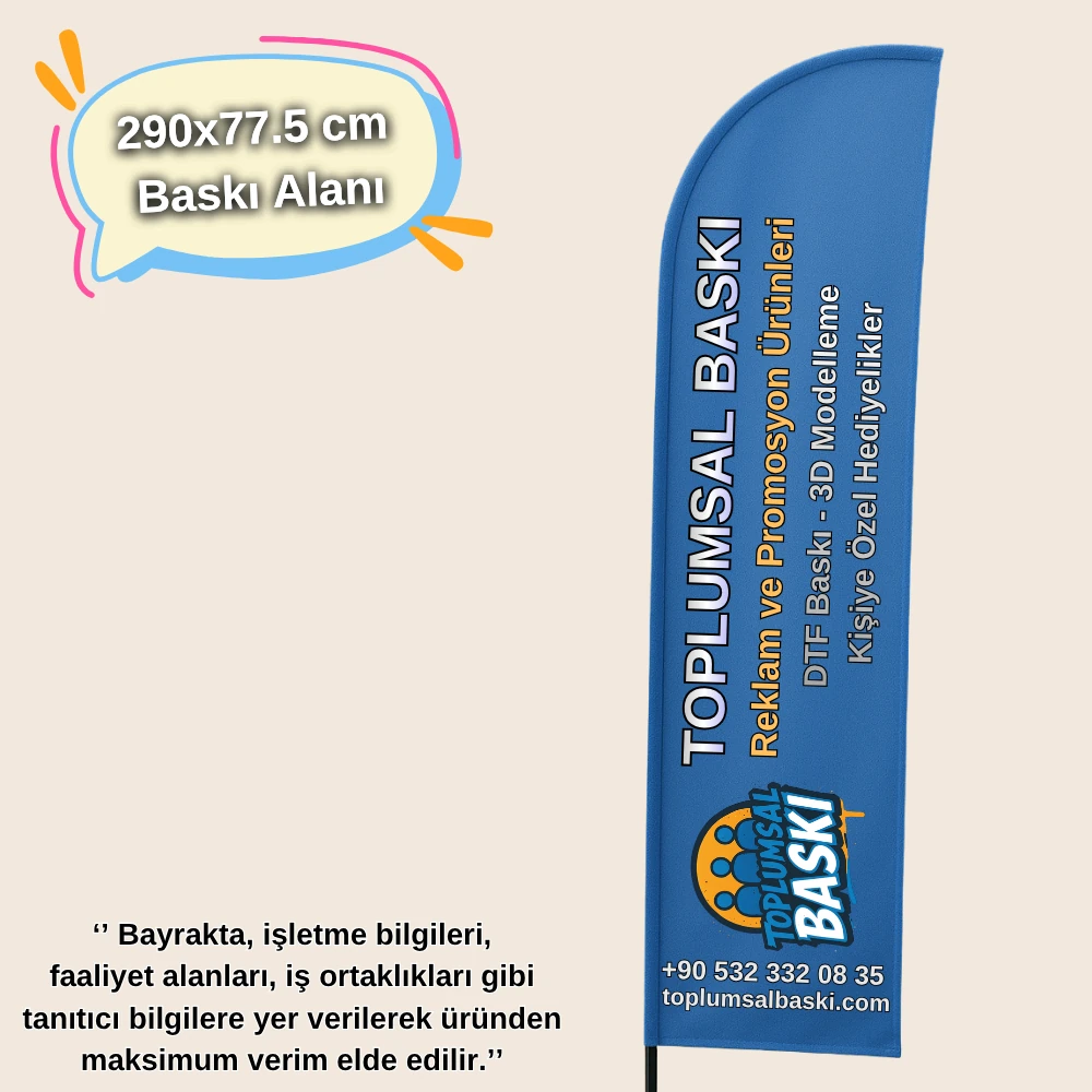 Özel Tasarım Yelken Bayrak