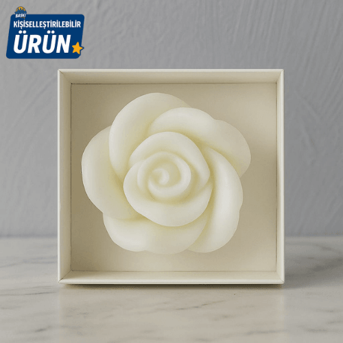 ÖZEL ETİKETLİ NİŞAN HEDİYELİĞİ - MUM 