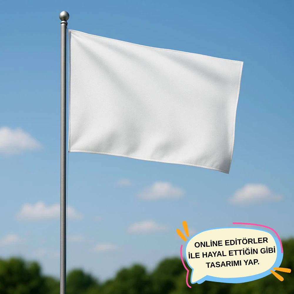 Özel Tasarım Baskılı Bayrak