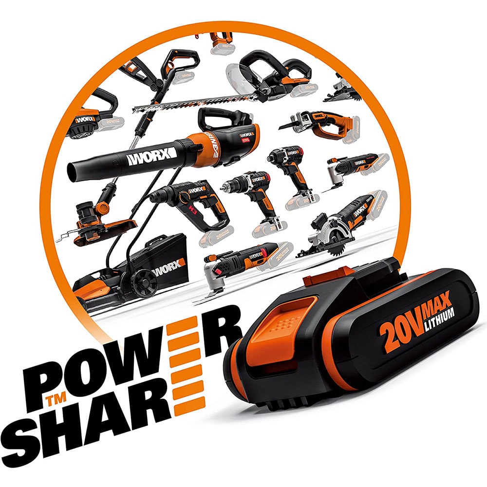 WORX WG749E 40Volt 4.0Ah.46CM Çim Biçme
