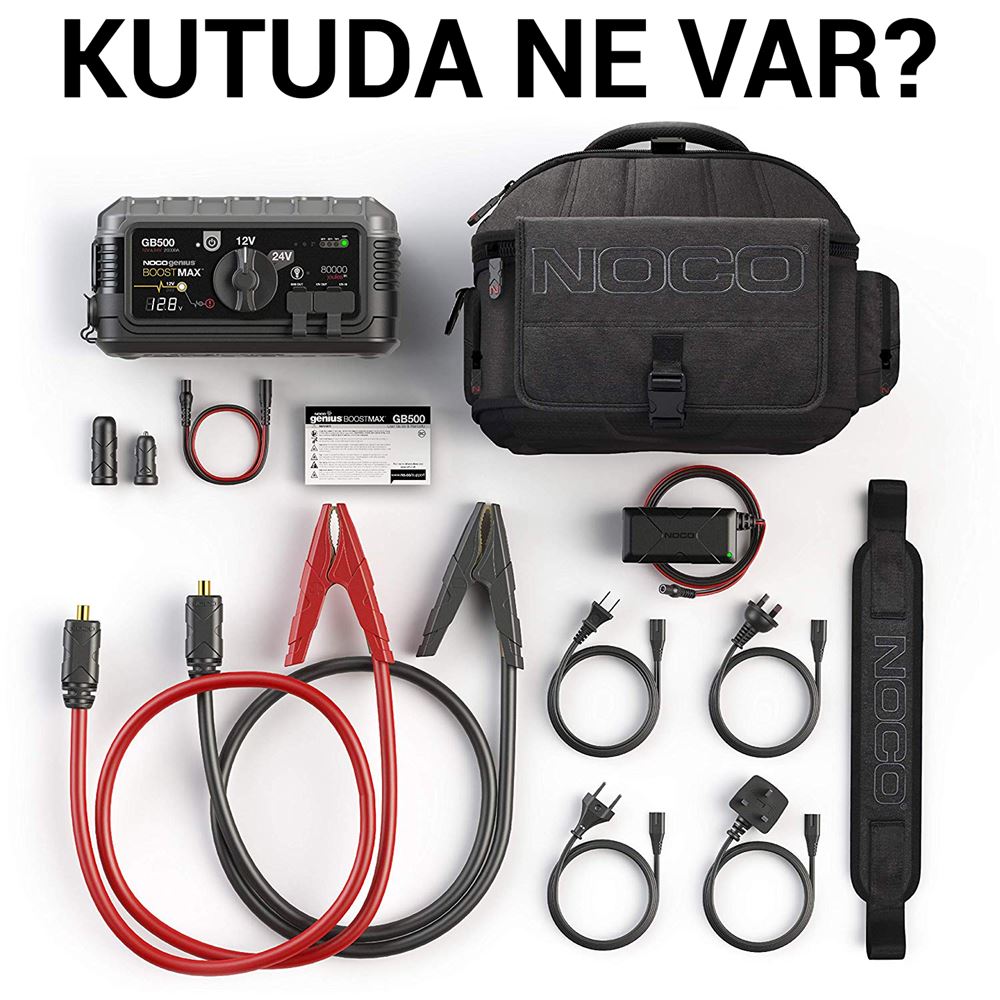 NOCO Genius GB500 12V/24V 6250Amp Akü Takviye