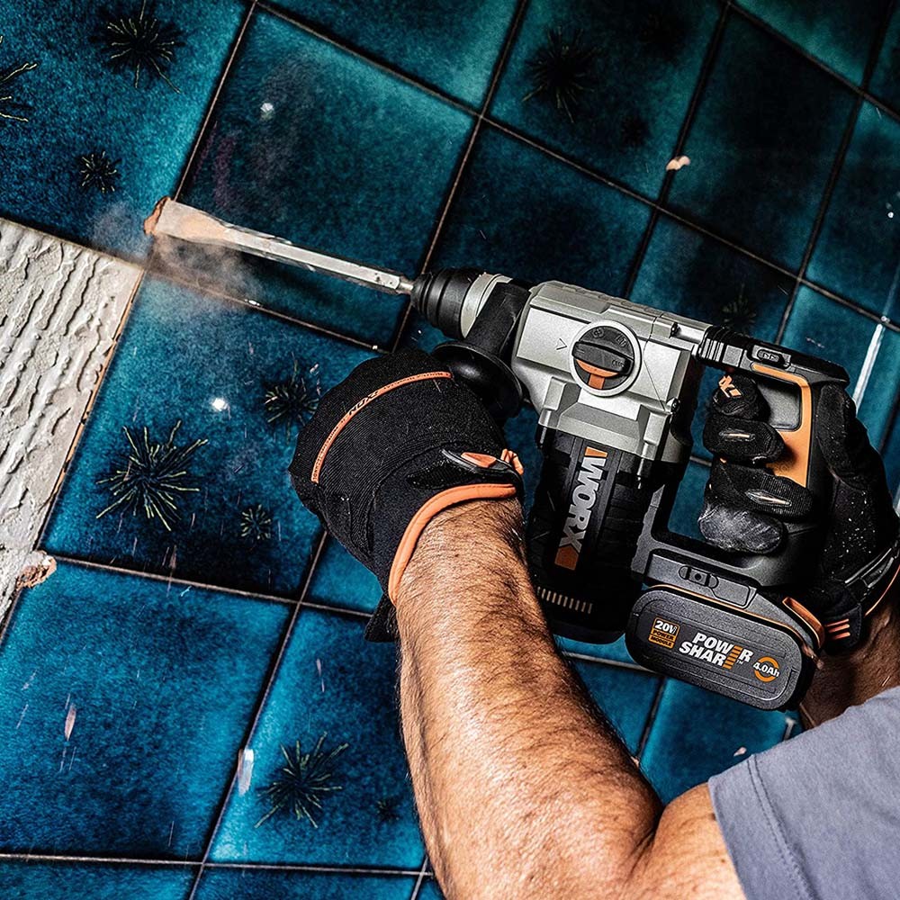 WORX WX380.9 20Volt 2,2J Kırıcı/Delici(Akü Dahil Değil)