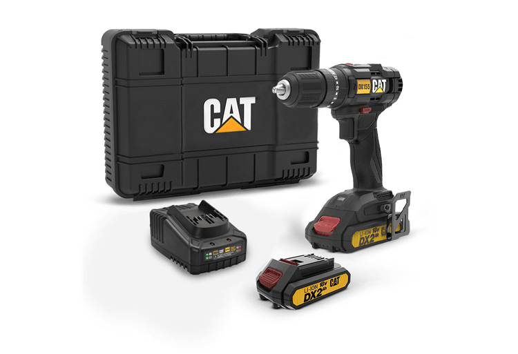 CAT DX155.1 18Volt/2.0Ah Çift Akü Şarjlı Darbeli Matkap
