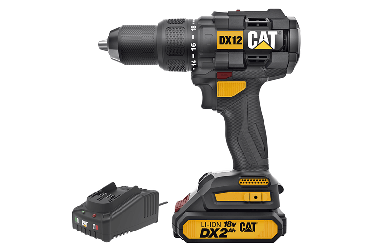 Cat Dx12bc 18volt/2.0ah Li-ion Tek Akülü Kömürsüz Profesyonel Şarjlı Darbeli Matkap