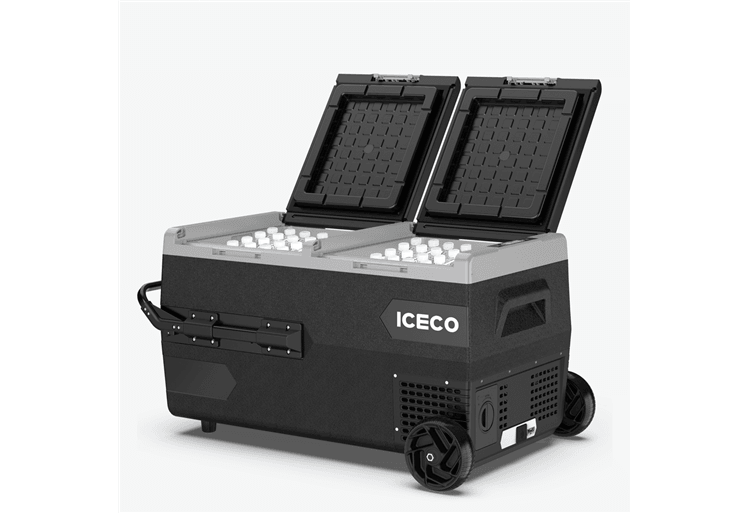 ICECO K95D 95 Litre Çift Bölmeli Kompresör Oto Buzdolabı