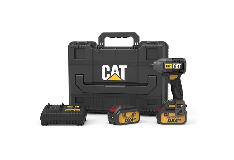 CAT DX71.2 18Volt 4.0Ah Li-ion Çift Akülü 215Nm Kömürsüz Profesyonel Şarjlı Darbeli Tornavida