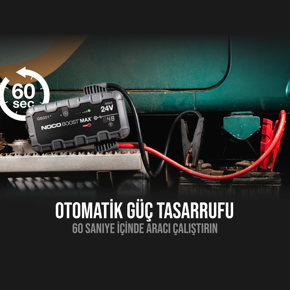 NOCO Genius GB251 24V 3000Amp Akü Takviye