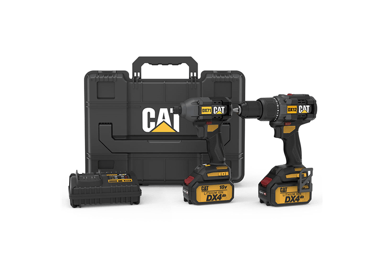 CAT DX12K.2 18Volt/4.0Ah Darbeli Matkap+DX71.2