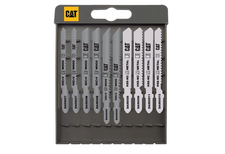 CAT DA06901  10 Parça Metal/Ahşap Dekupaj Testere Ucu