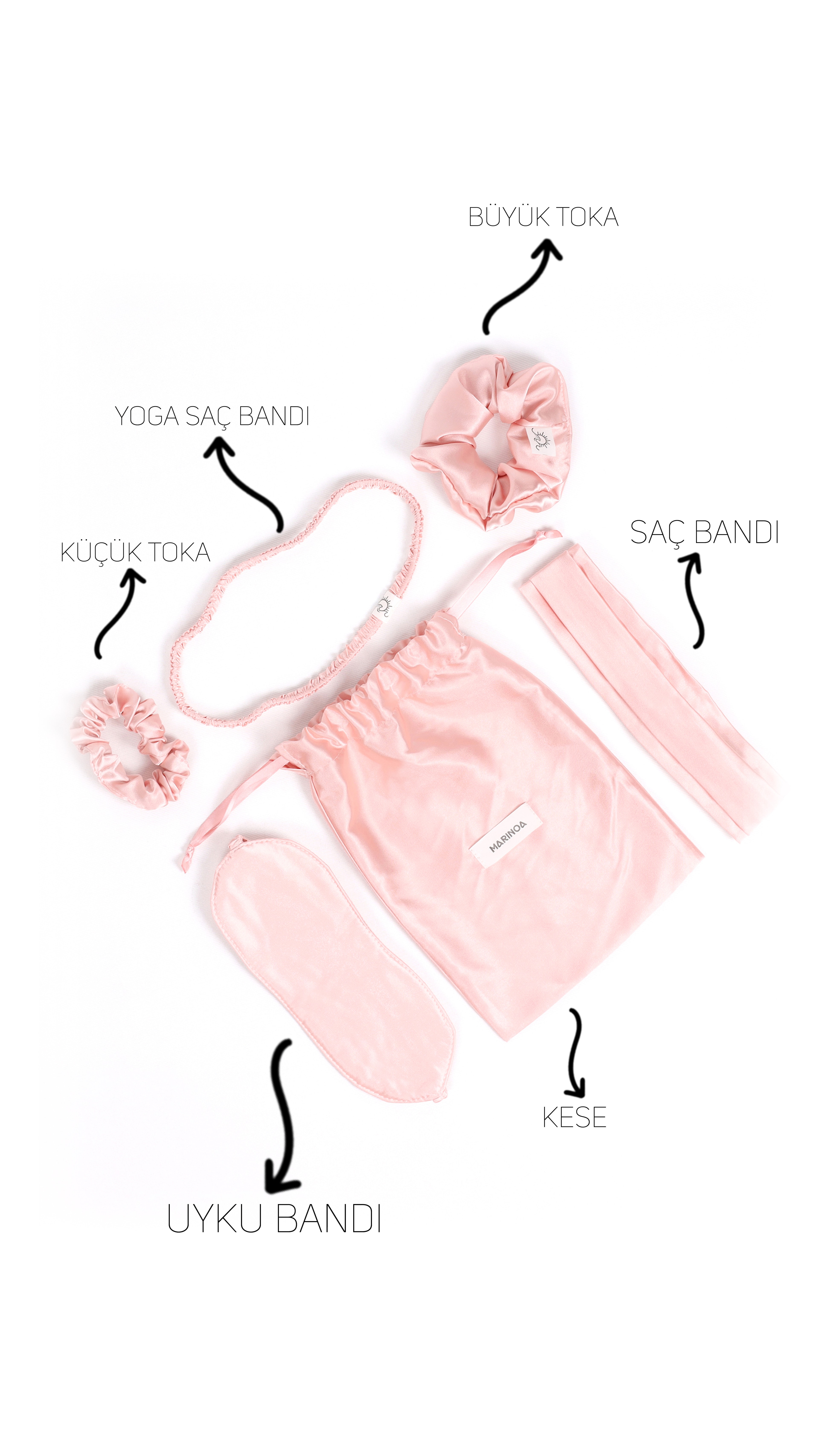 Luna Saten Set