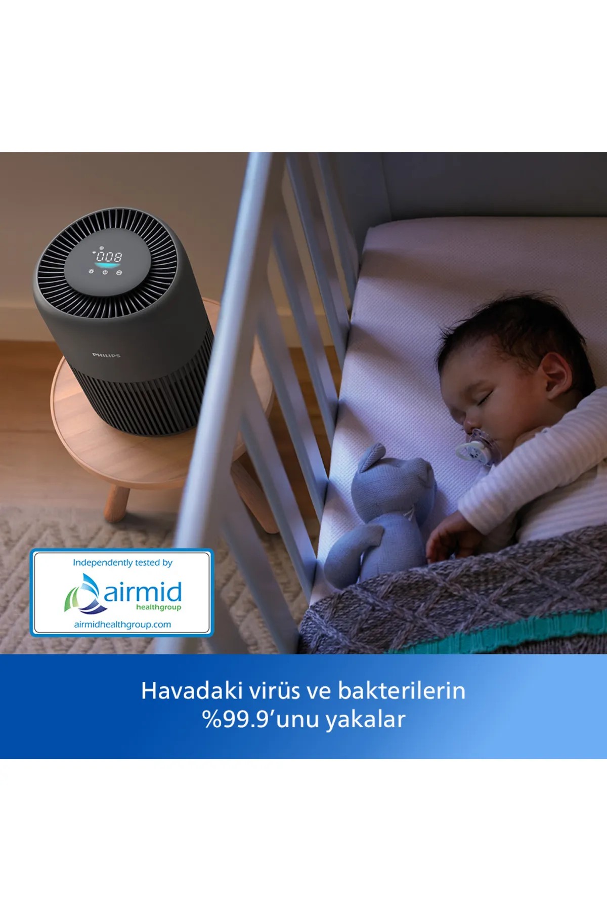 Philips 900 Serisi Hava Temizleyici 3 Katmanlı Hepa Filtre AC0951/14