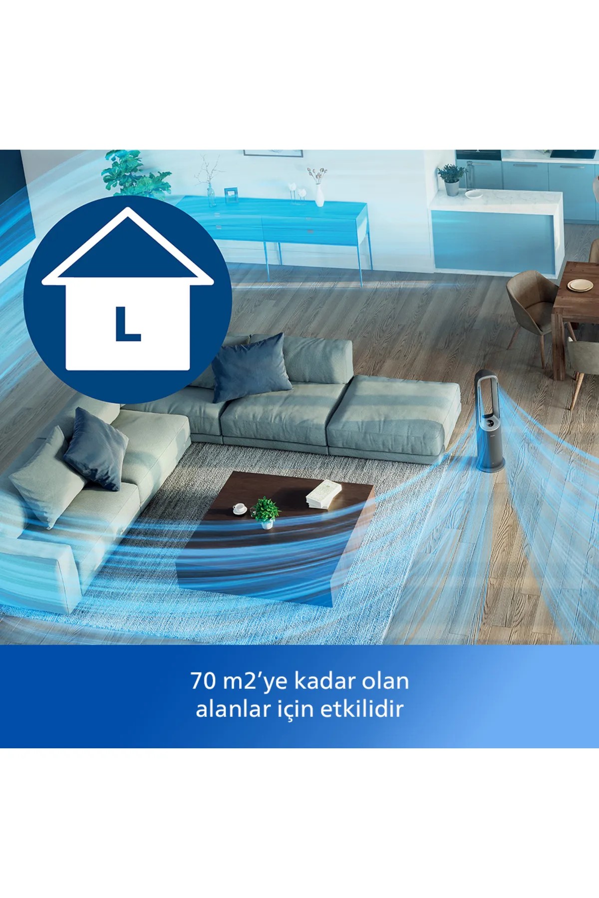 Philips 8000 Serisi Air Performer 3in1 Hava Temizleme Cihazı AMF870/15