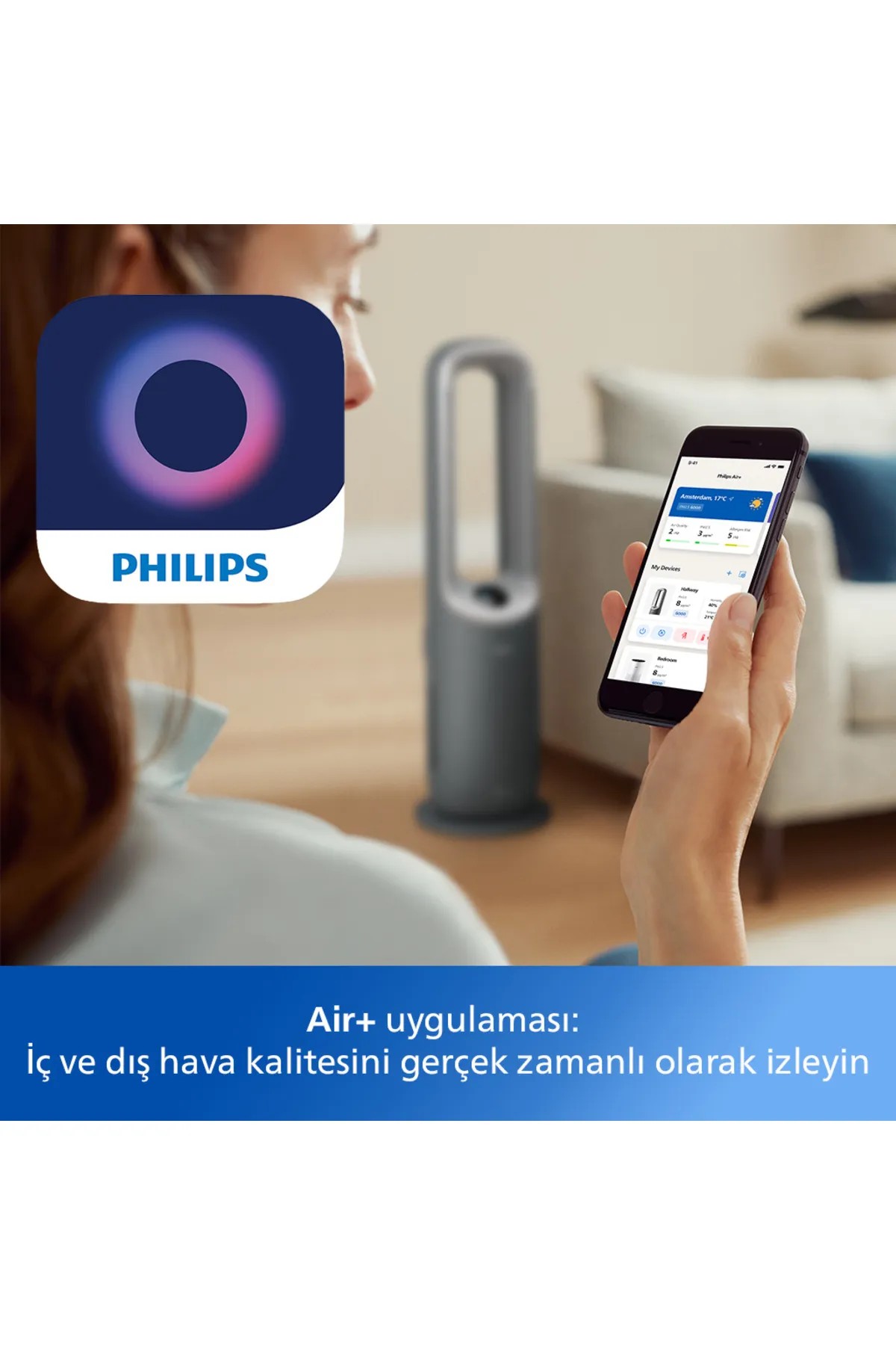Philips 8000 Serisi Air Performer 3in1 Hava Temizleme Cihazı AMF870/15
