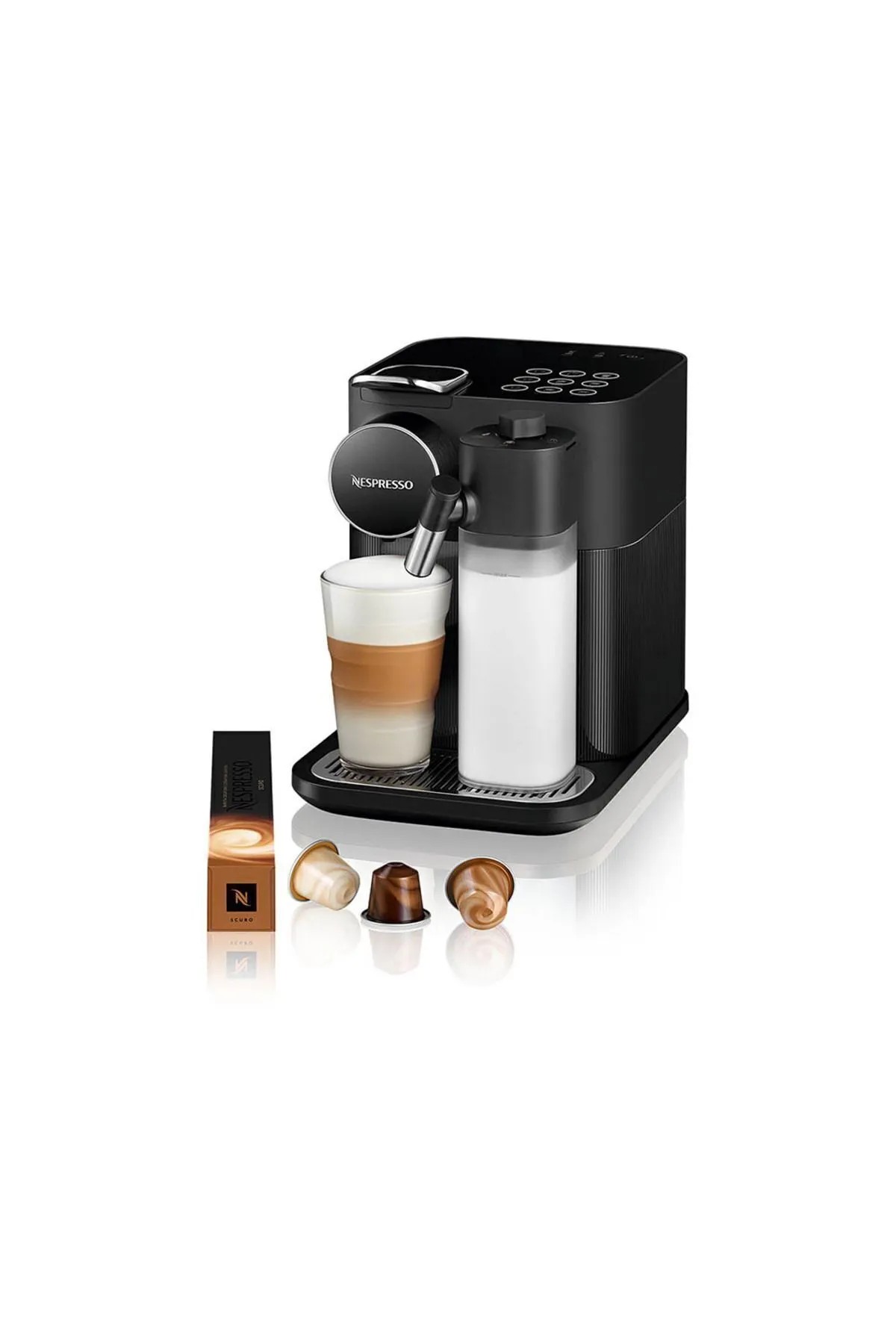 Nespresso F541 Gran Latissima Süt Çözümlü Kahve Makinesi Siyah