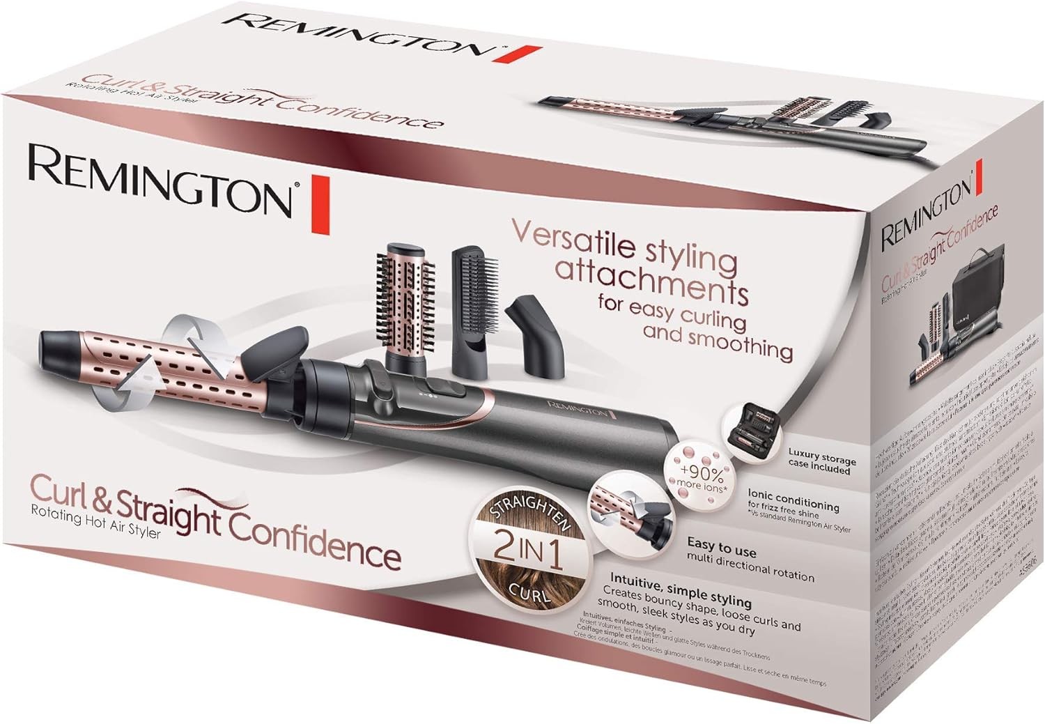Remington AS8606 Bukle ve Düz Güven Saç Şekillendirme Seti