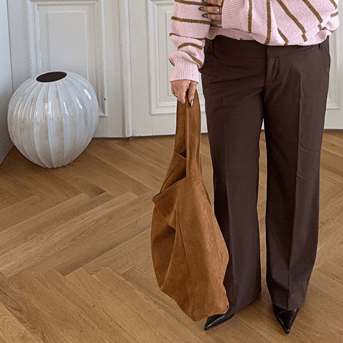 Suede Maxi Camel