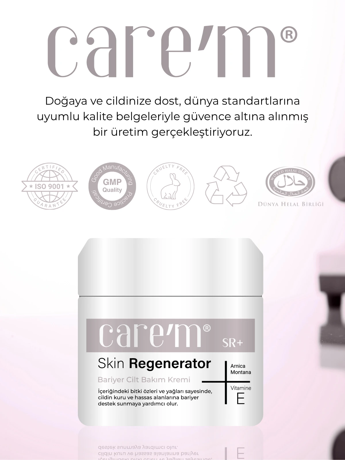 Care'm Bariyer Cilt Bakım Kremi 40 mL