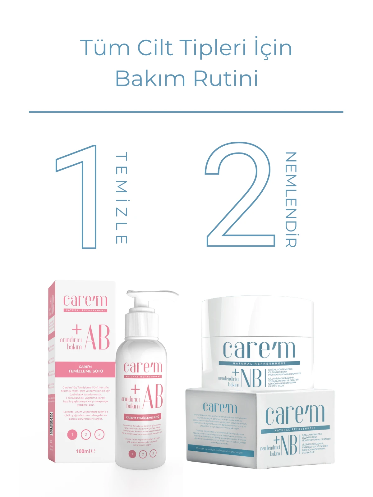 Care'm Nemlendirici Bakım Kremi 50 mL