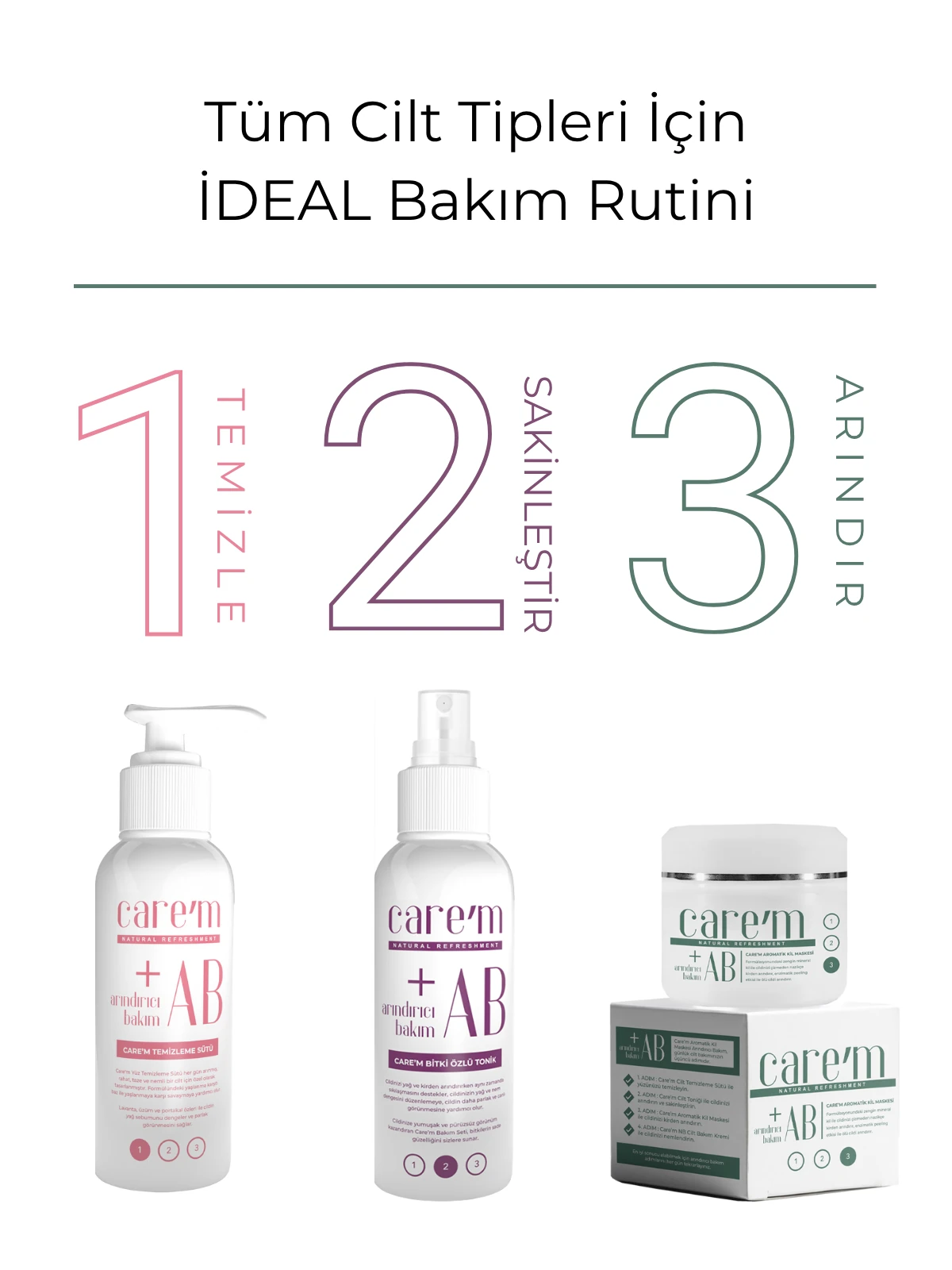 Care'm Arındırıcı Bakım Aromatik Kil Maskesi 150Gr