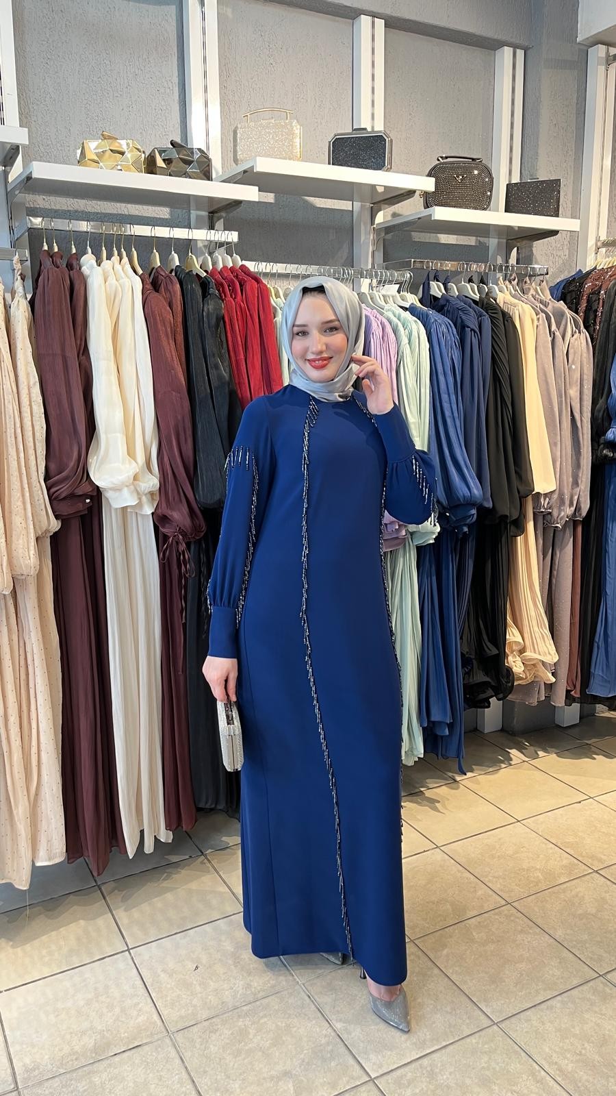 İrem Elbise - Lacivert