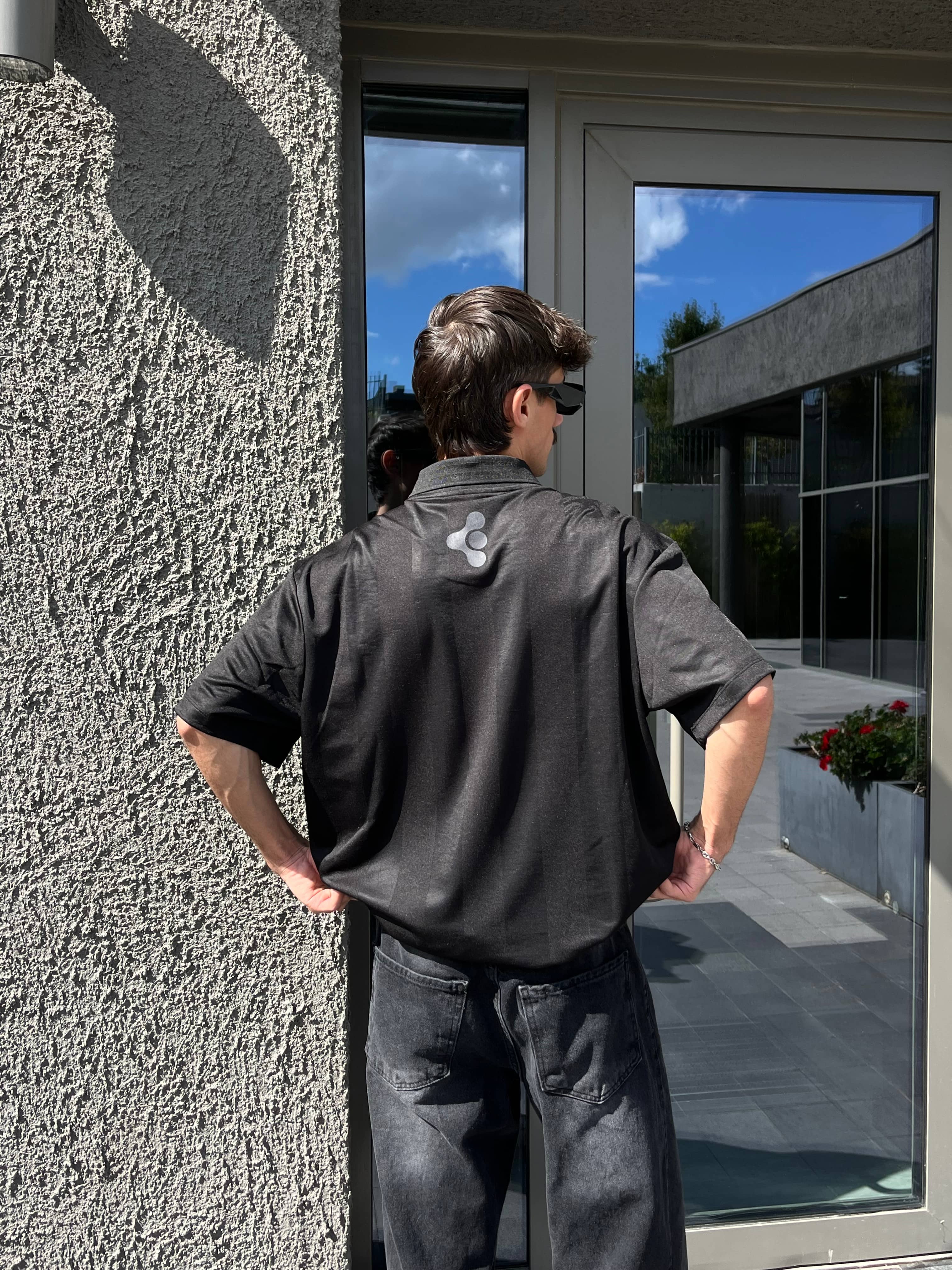 Polo Yaka Black In World Forma