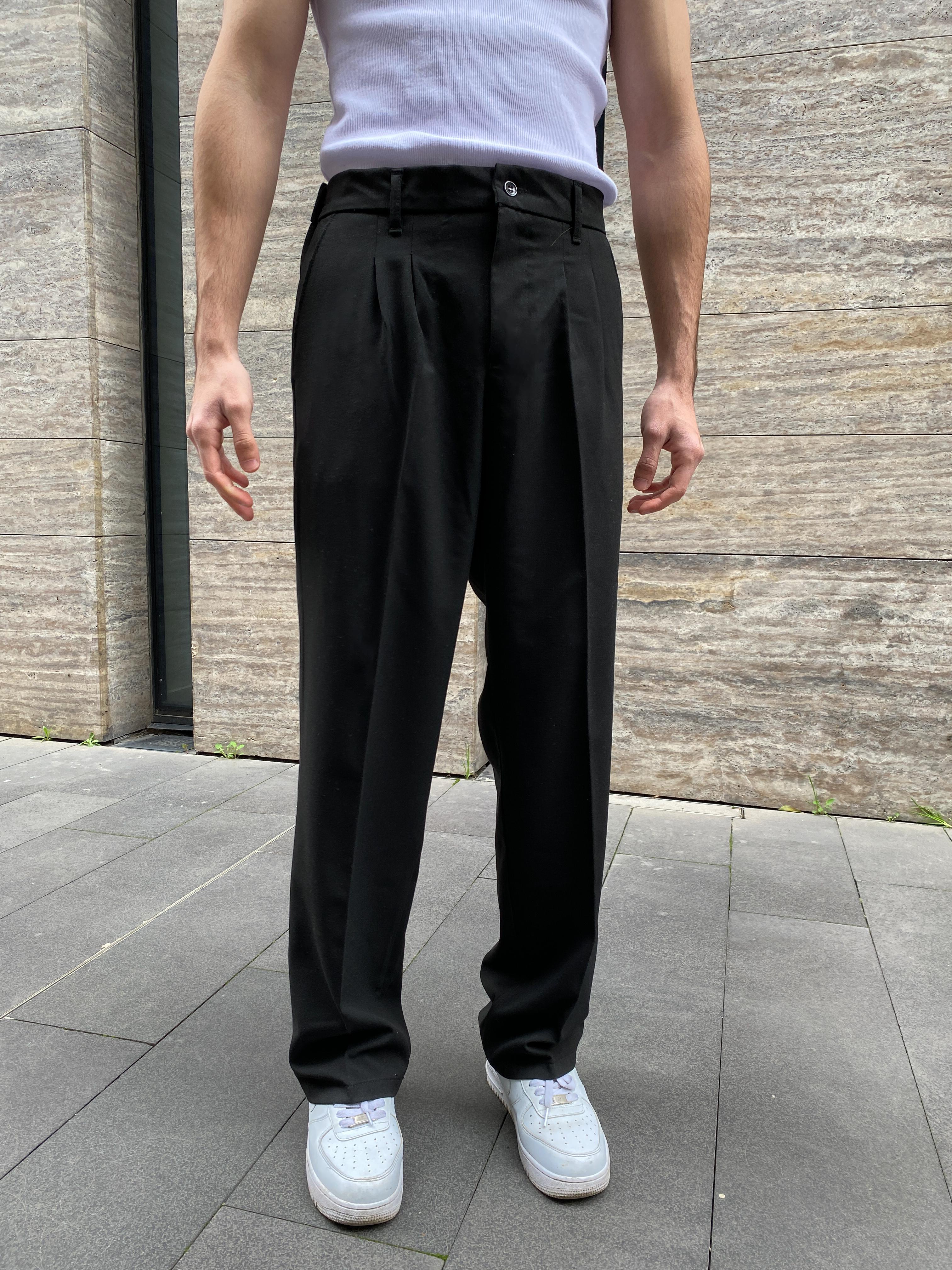 Premium Kumaş Pantolon - Siyah