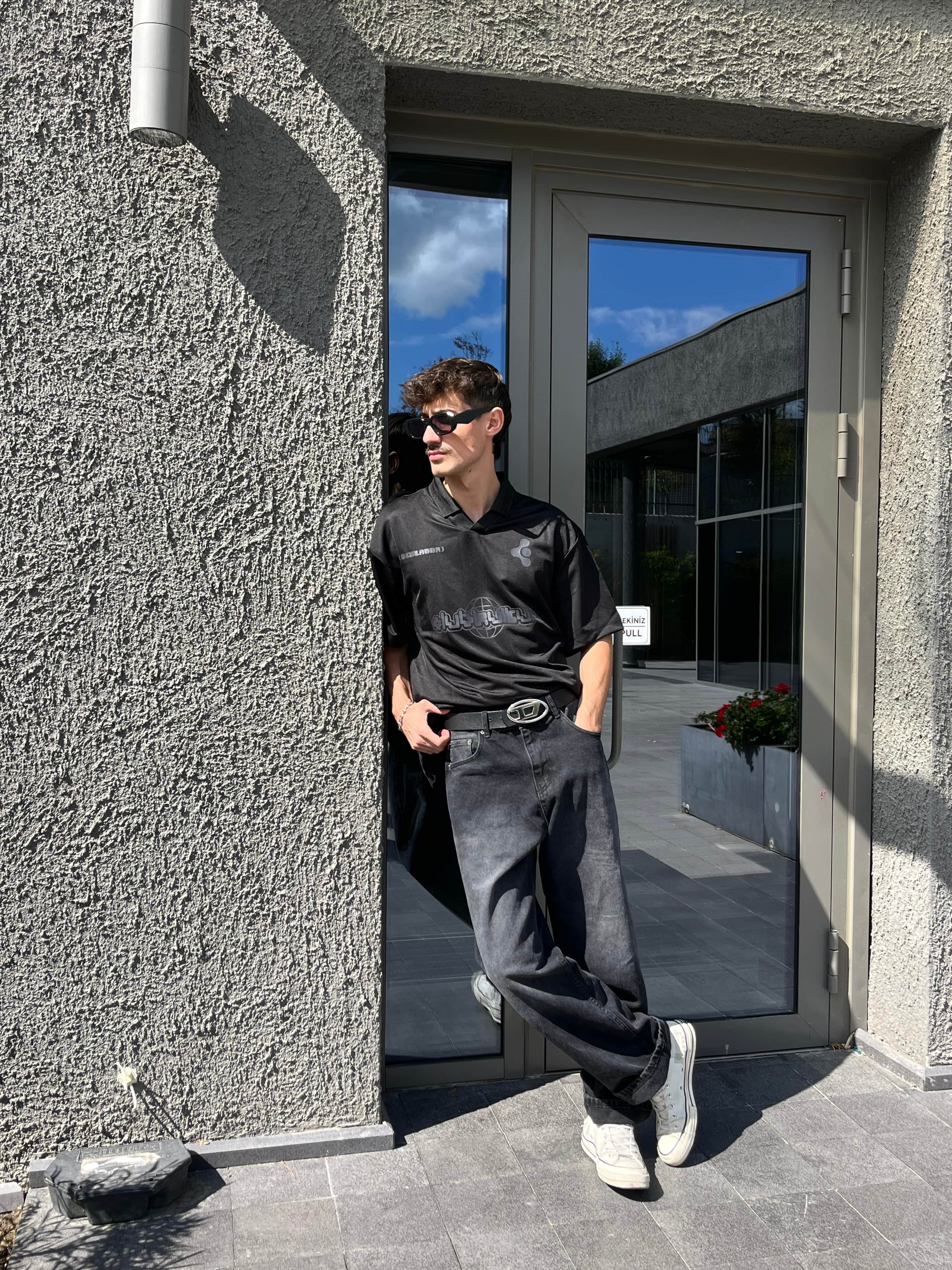 Polo Yaka Black In World Forma