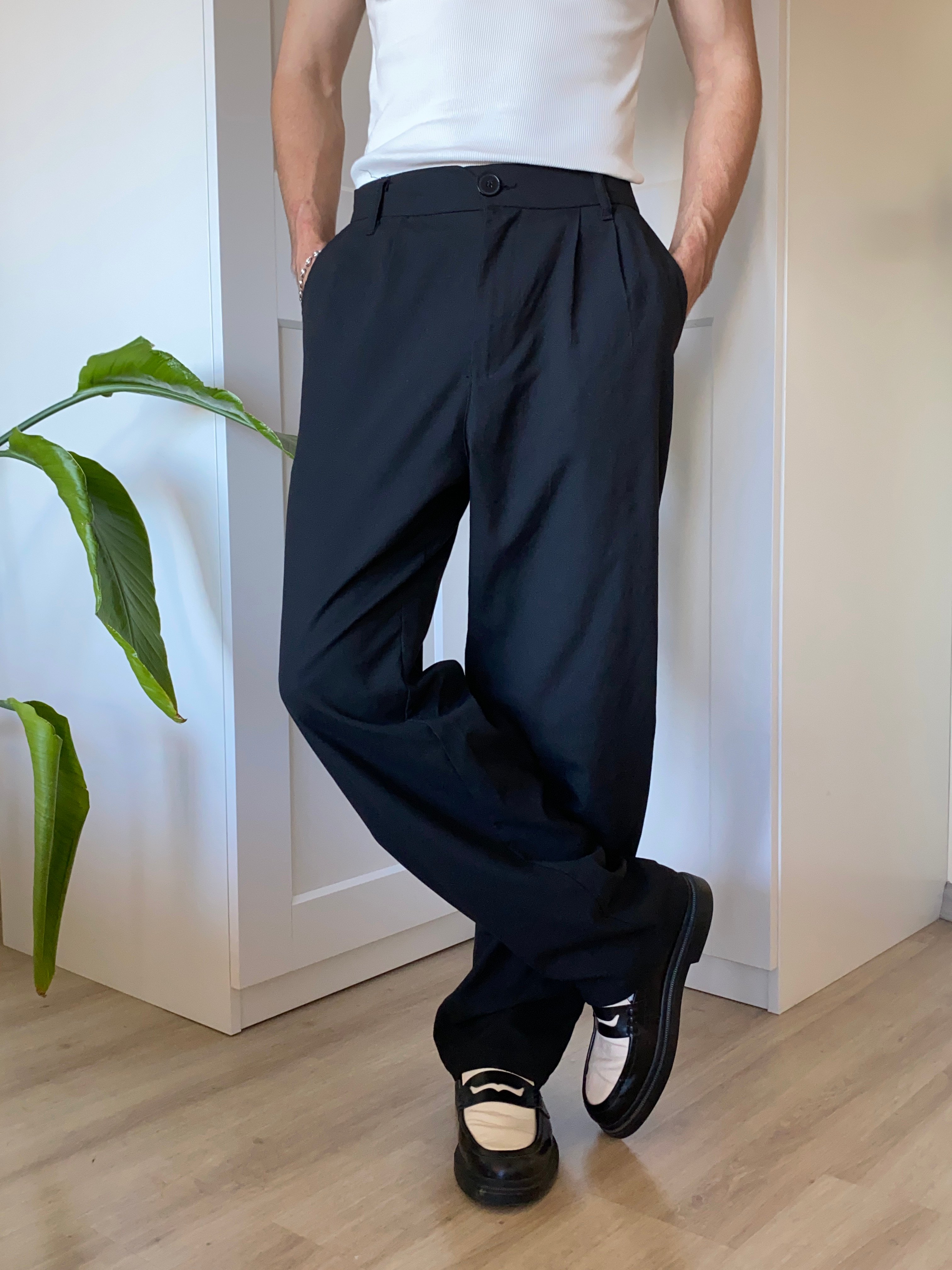 Premium Kumaş Pantolon - Siyah
