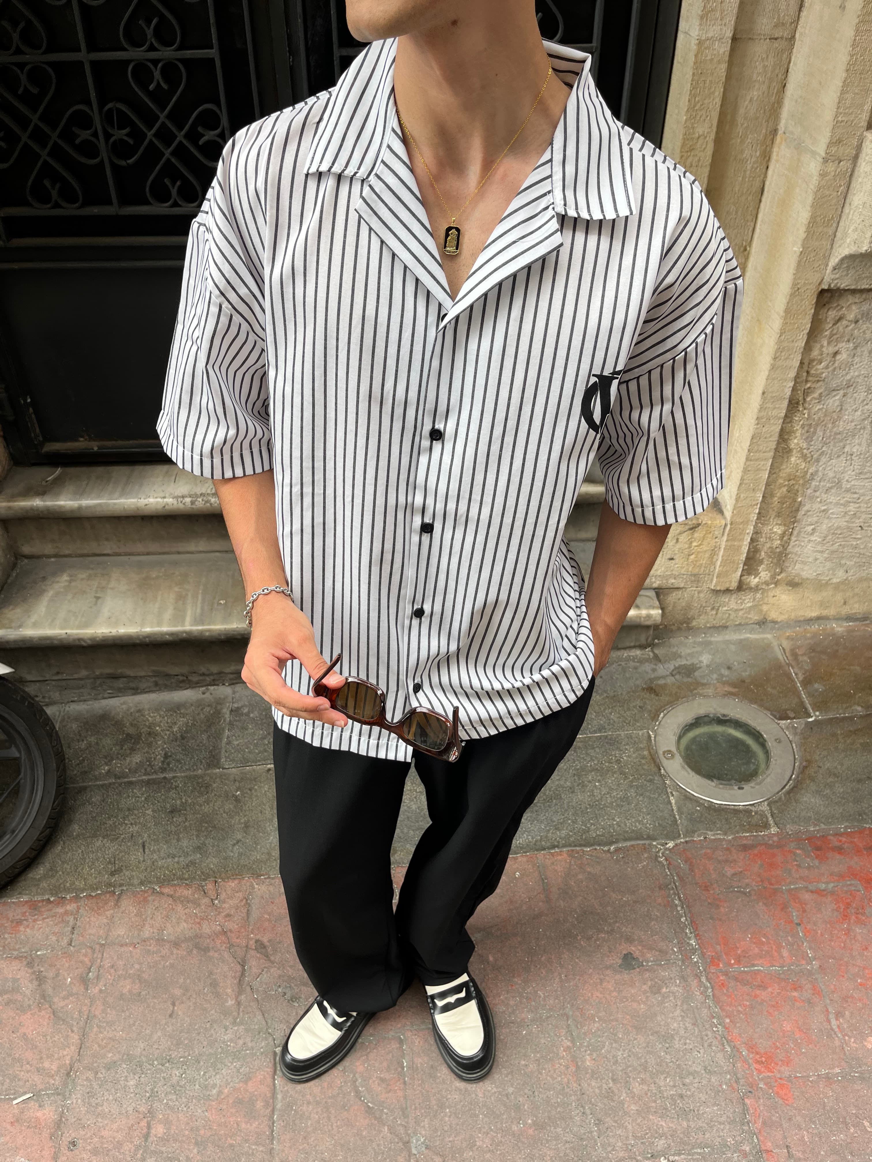Sumwon Baskılı Oversize Gömlek