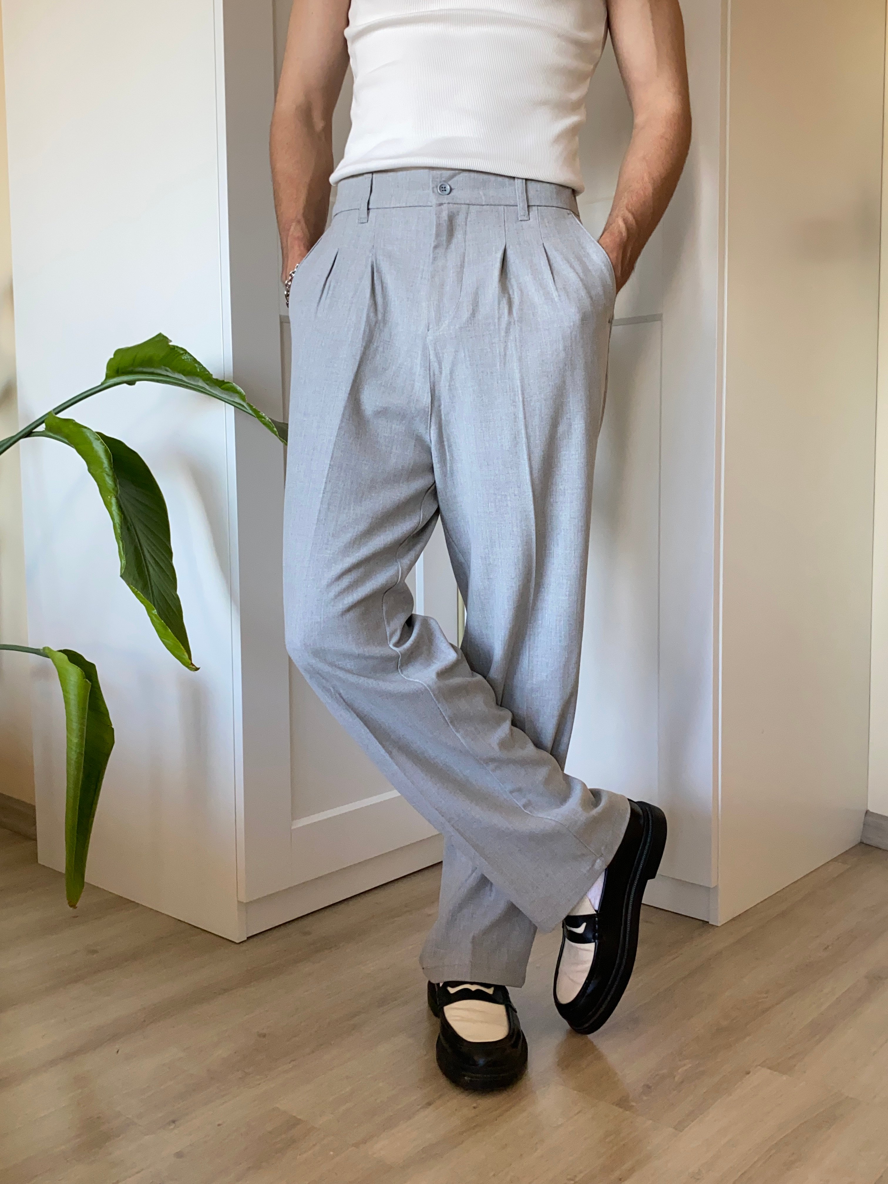 Premium Kumaş Pantolon - Gri