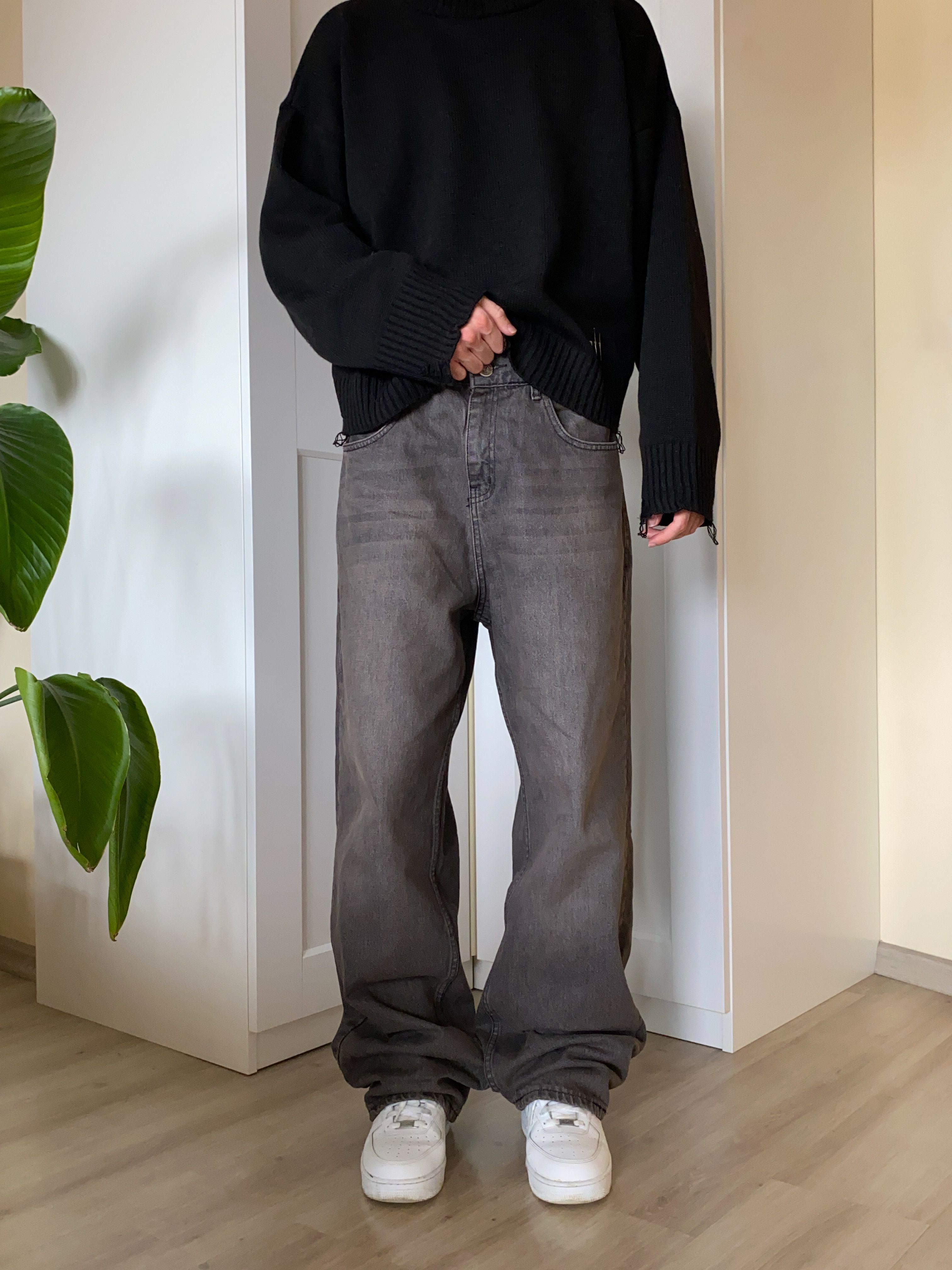 Antrasit Baggy Jean