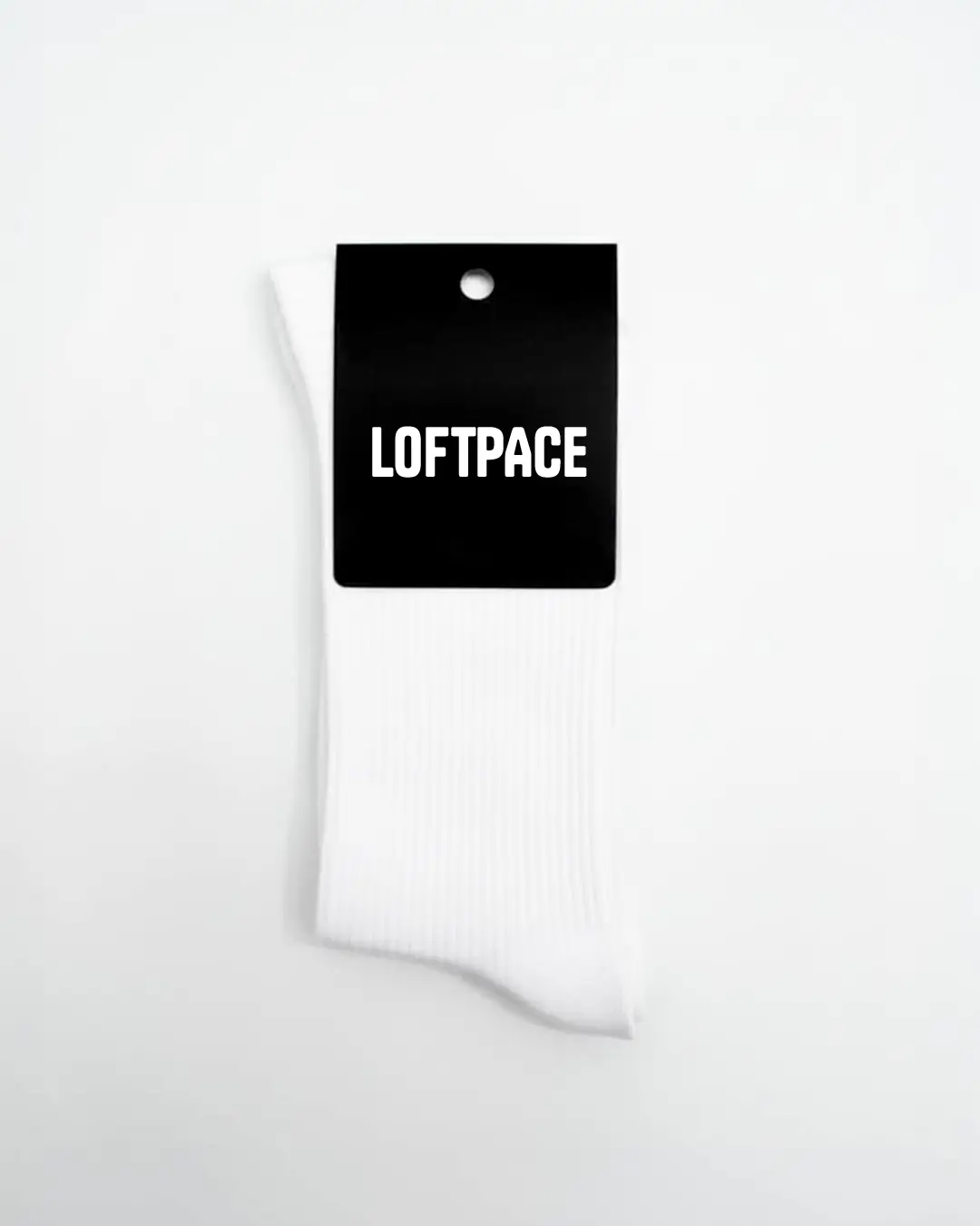 Loftpace Basic Beyaz Uzun Çorap