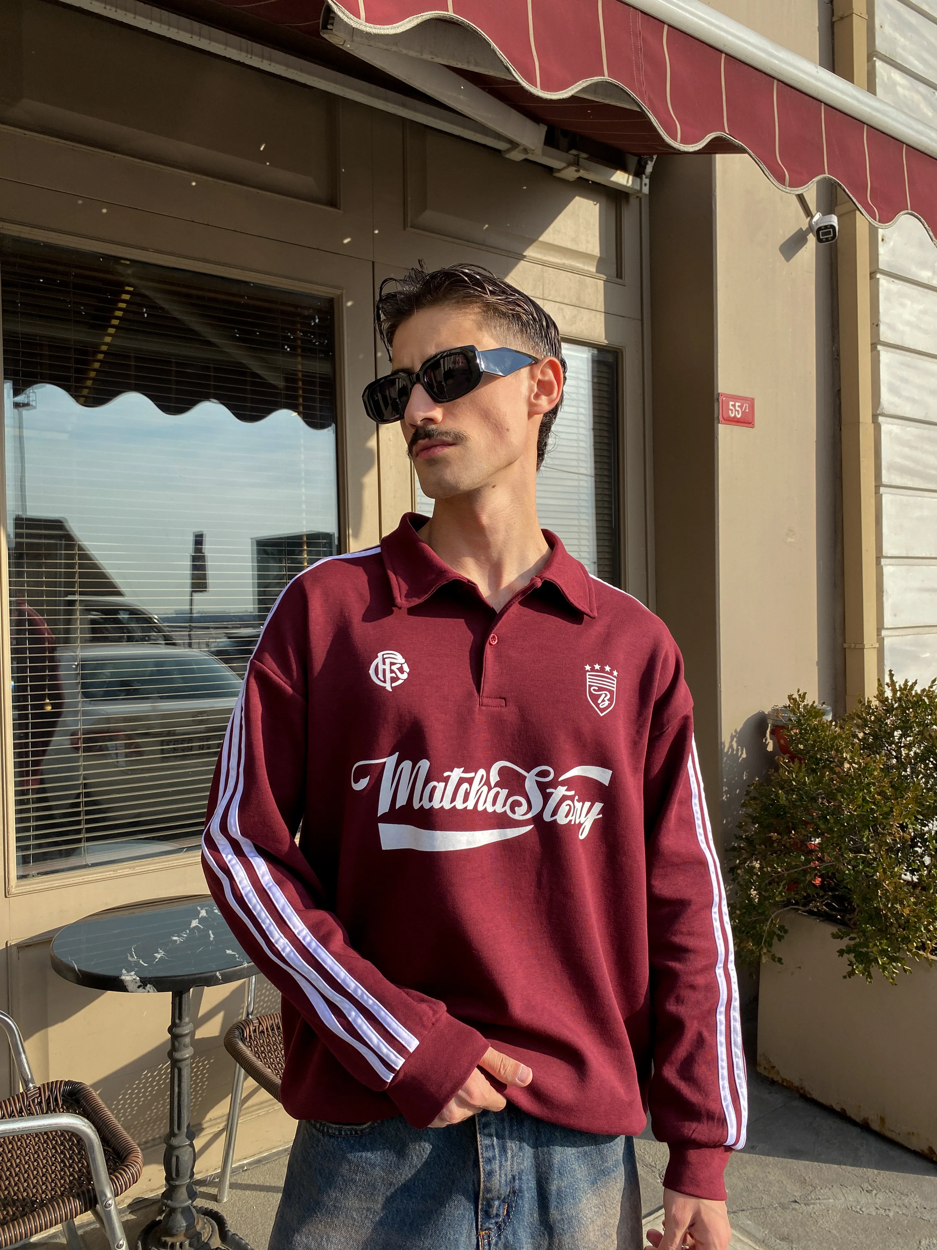 Polo Yaka Matcha Story Uzun Kollu Sweatshirt