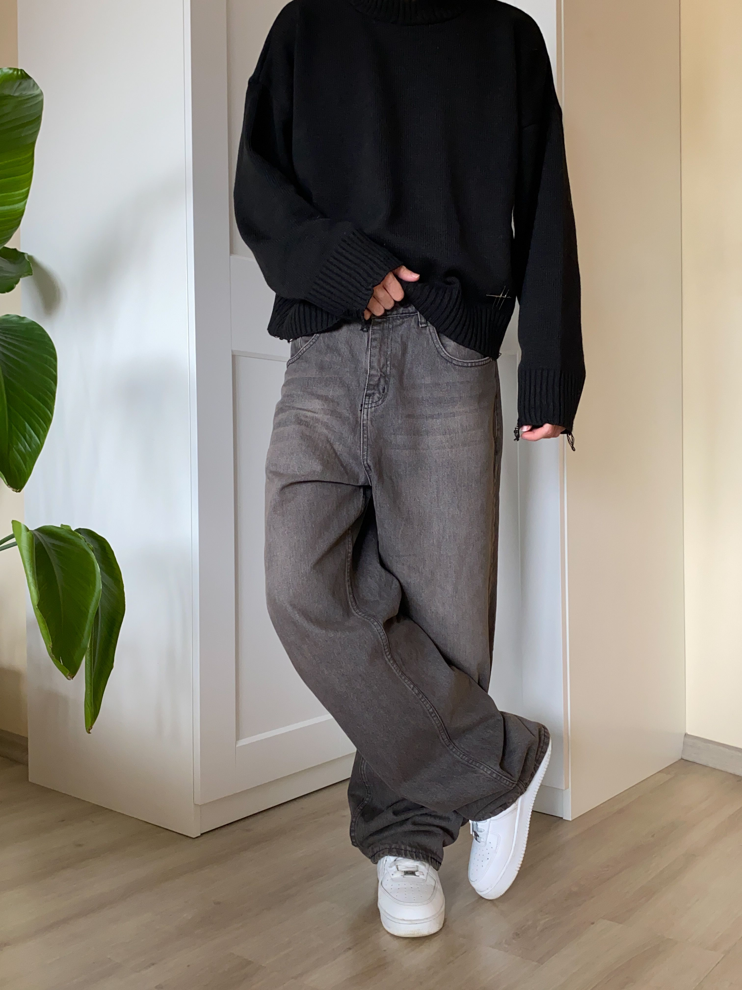 Antrasit Baggy Jean