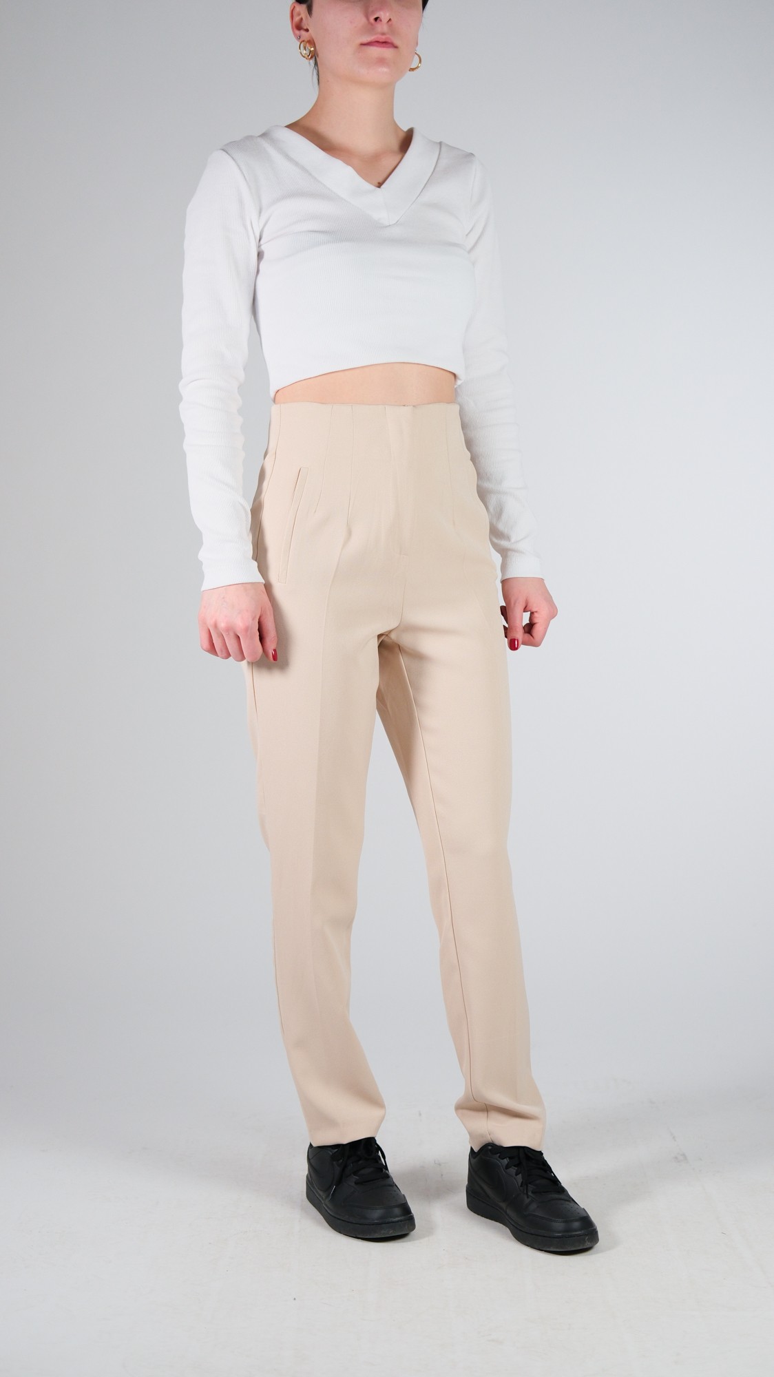 ZARA MODEL KREM PANTOLON P05