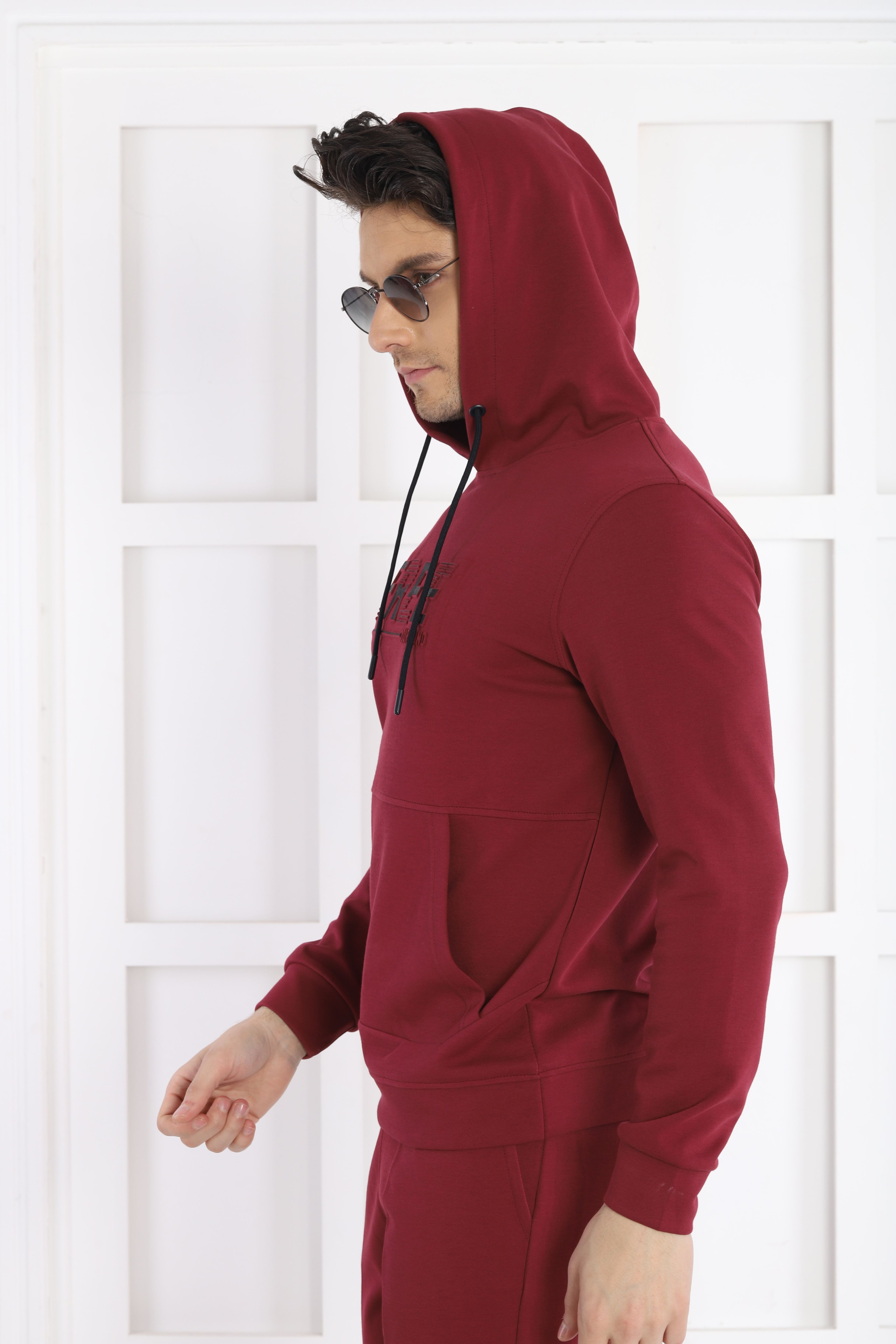 DOUBLE PAMUK POLYESTER RİBANALI SWEAT TAKIM