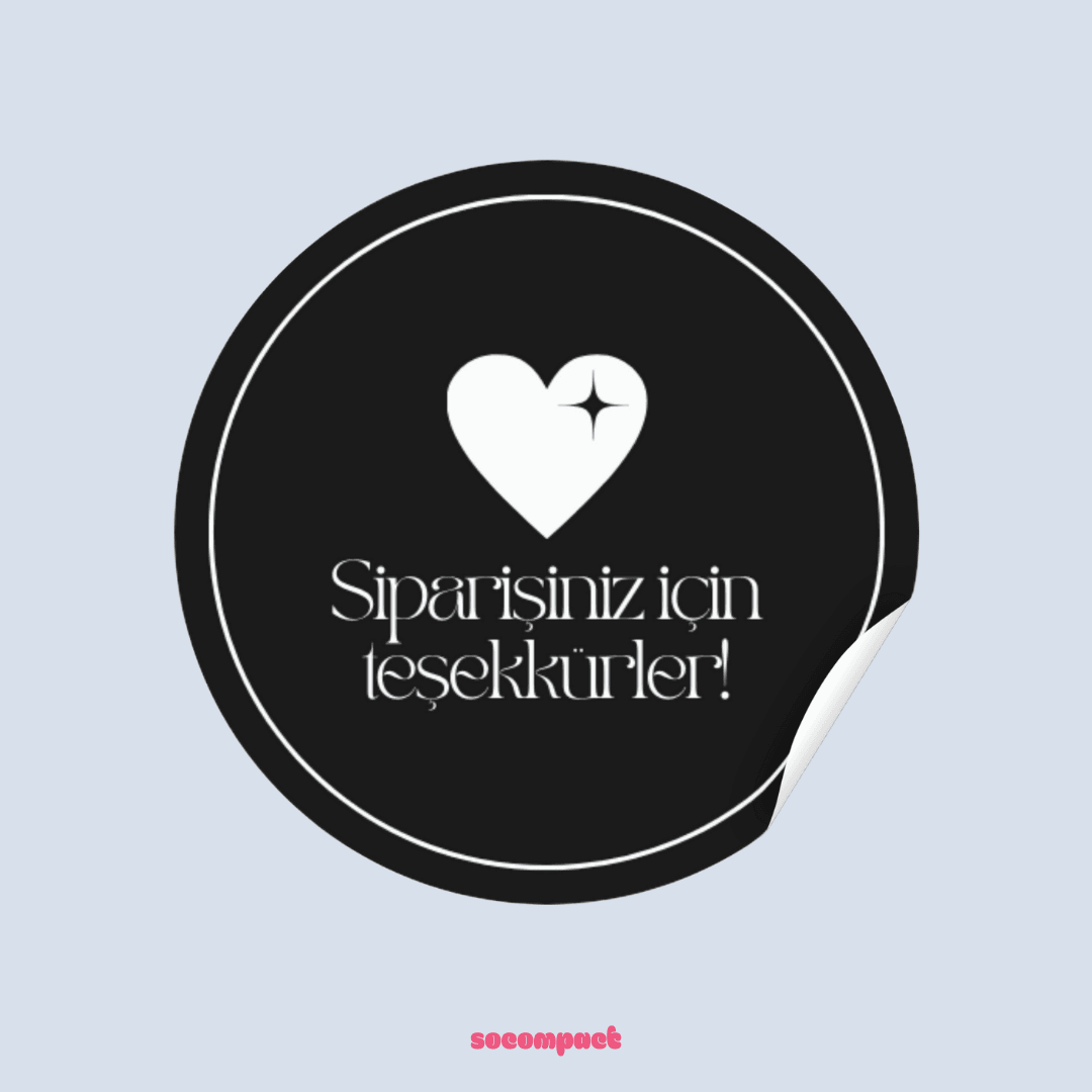 Özel Tasarım Hazır Opak Sticker 41