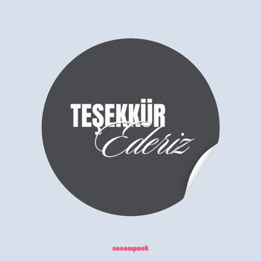 Özel Tasarım Hazır Opak Sticker 35