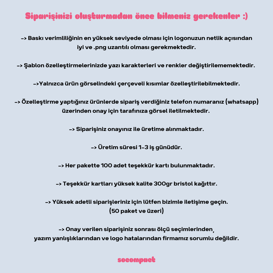 Markanıza Özel Teşekkür Kartı 38 - so#int